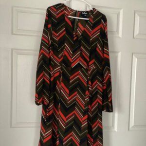 Lulus Olive Green Multiprint Patterned Dress